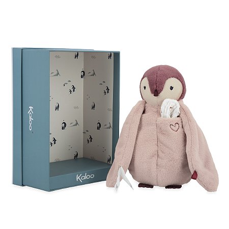 Pinguim de Pelúcia Rosa
