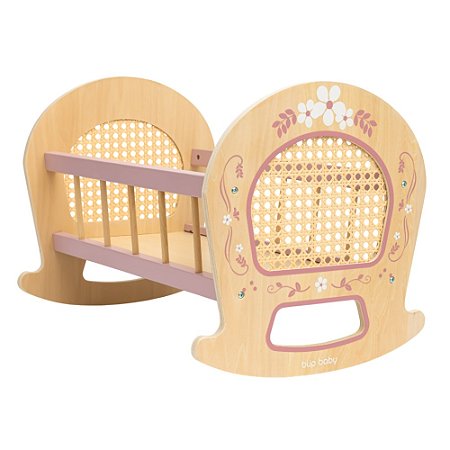 Berço para Boneca Rosa