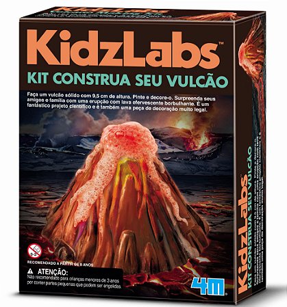 Kit Construa seu Vulcão