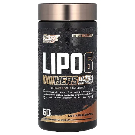 Lipo 6 Black Hers Ultra Concentrado 60 Cápsulas Nutrex
