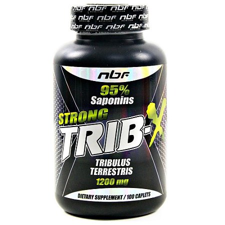 Tribulus Strong Trib-x 95% Sapominas 1200mg (100 Cápsulas) - NBF