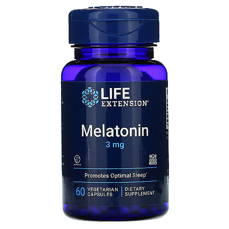Melatonina 3mg 60 Cápsulas - Life Extension