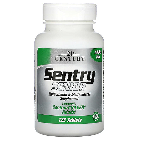 Multivitamínico Sentry Senior 50+ 125 Tabs - 21st Century