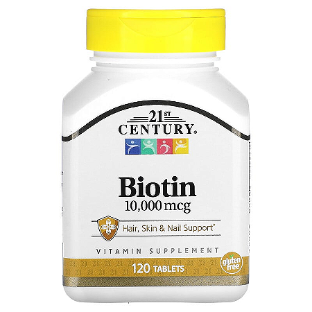 Biotina 10000 mcg 120 tabletes 21st Century