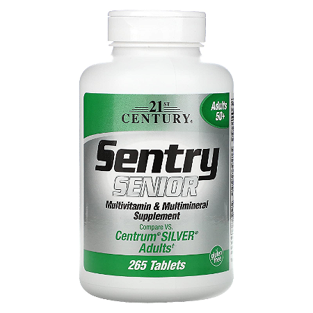 Multivitamínico Sentry Senior 50+ 125 Tabs - 21st Century