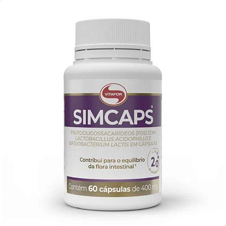 Probiótico Simcaps 60 Cápsulas Vitafor