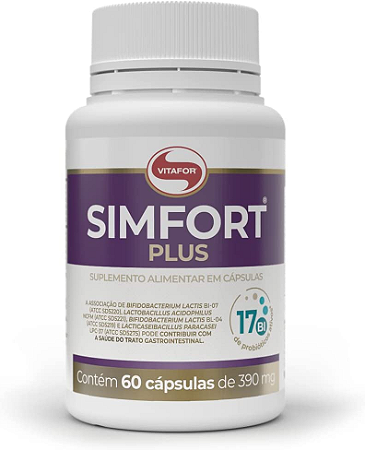 Probiótico Simfort Plus 60 Caps Vitafor