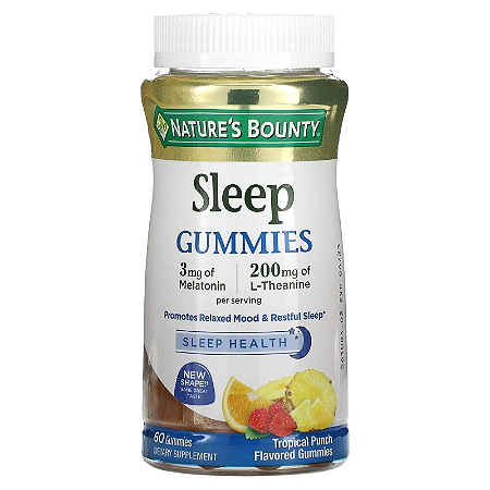 Sleep 3mg 60 gummies Natures Bounty