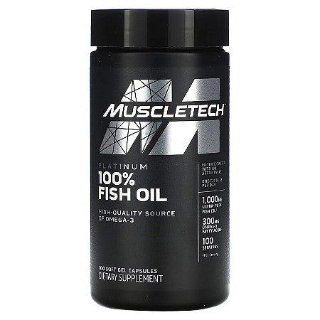 Platinum 100% Fish Oil 100 Cápsulas - Muscletech