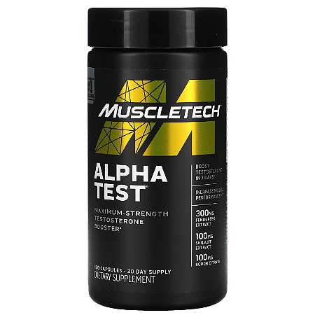 Alpha Test 120 Capsulas MuscleTech