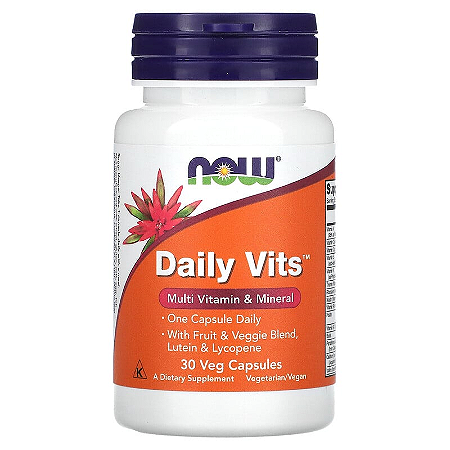 Multivitamínico Daily Vits 30 Caps Now Foods