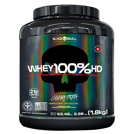 Whey 100% HD 1,8Kg Black Skull