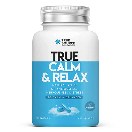 True Calm e Relax 90 Cápsulas True Source