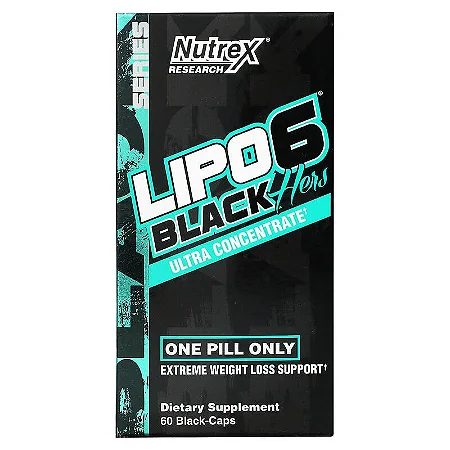 LIPO6| BLACK| UC HERS (60 CÁPSULAS) - NUTREX