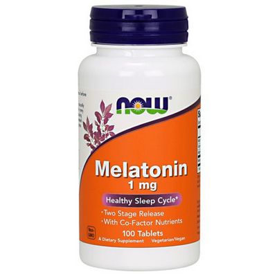 Melatonina 1mg (100 Tabletes) - Now Foods
