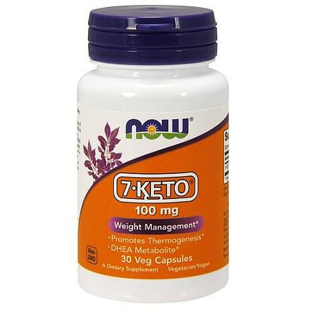 7-Keto 100mg (30 Cápsulas) - Now Foods