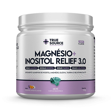 Magnésio + Inositol Relief 3.0 350g True Source