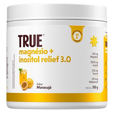 Magnésio + Inositol Relief 3.0 350g True Source