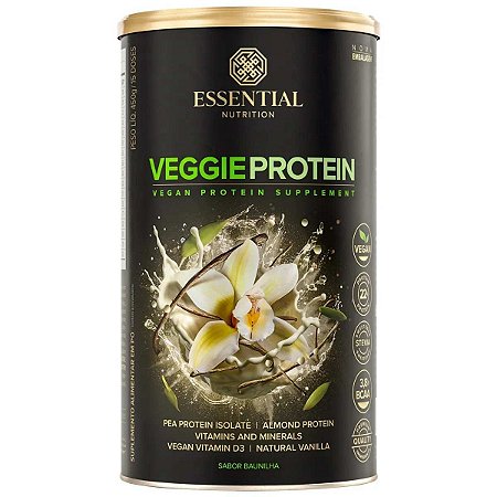 Veggie Protein Baunilha 450g Essential Nutrition