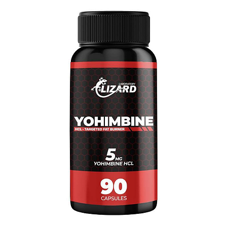 Ioimbina HCL 5mg 90 Cápsulas Lizard
