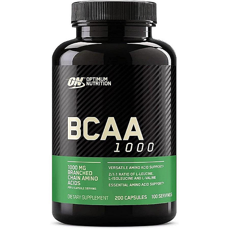 Bcaa 1000 200 Cápsulas Optimum Nutrition