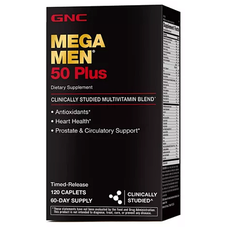 Mega Men 50 Plus 120 Tabletes