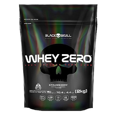 Whey Zero Refil 2kg Black Skull