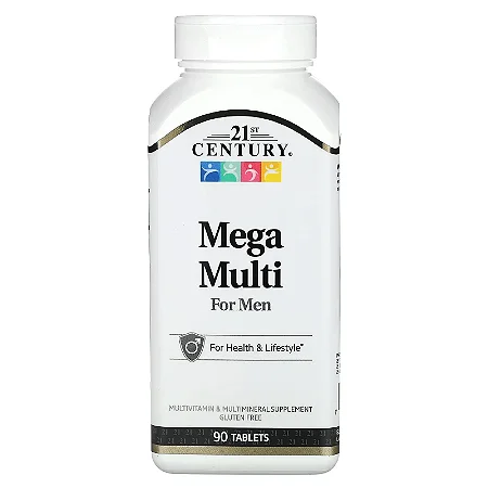 Multivitamínico Mega Multi for Men 90 Tabs 21st Century