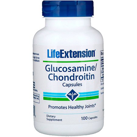 Glucosamina e Condroitina 100 Caps Life Extension
