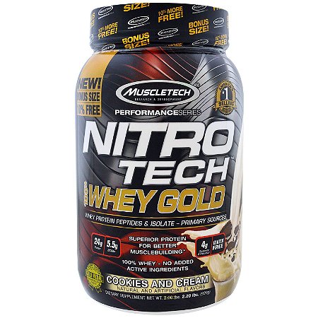 Nitro Tech 100% Whey Gold 999g Muscletech
