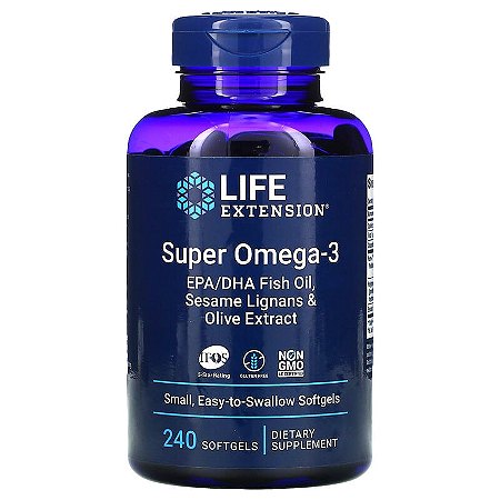 Super Omega-3 EPA/DHA 240 Caps Life Extension