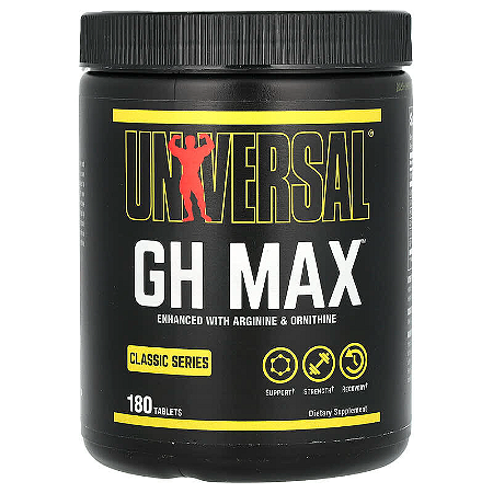 GH Max 180 Tabletes Importado Universal Nutrition