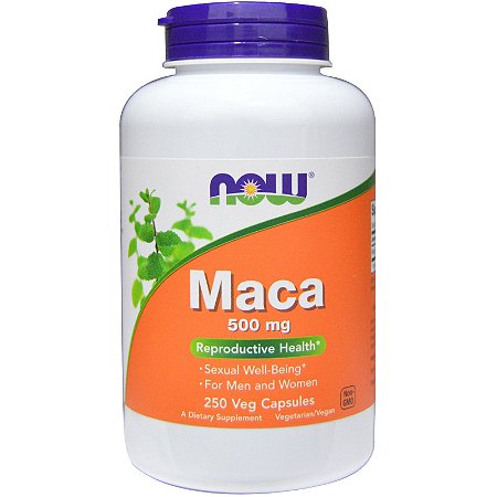 Maca 500mg 250 Cápsulas Now Foods