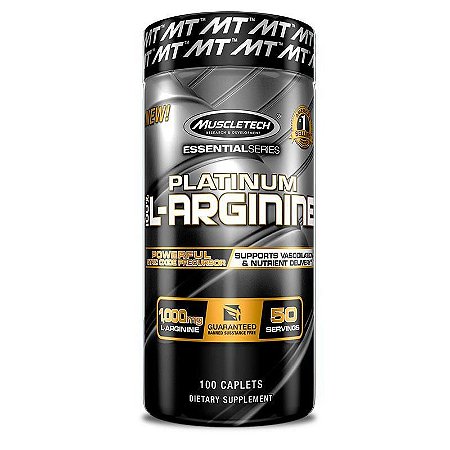 Platinum 100% L-Arginina 100 Caps Muscletech