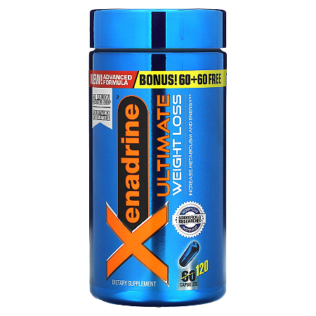TERMOGENICO POTENTE| XENADRINE 120 CÁPSULAS (IMPORTADO)