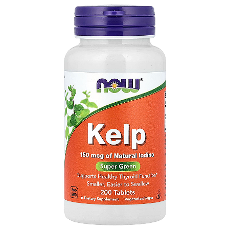 Kelp 150mcg 200 Tabletes Now Foods