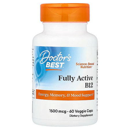 Fully Active B12 1500mcg 180 Cápsulas Doctor's Best