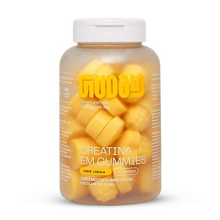 Guday Creatina Em Gummies 60 Gomas Laranja