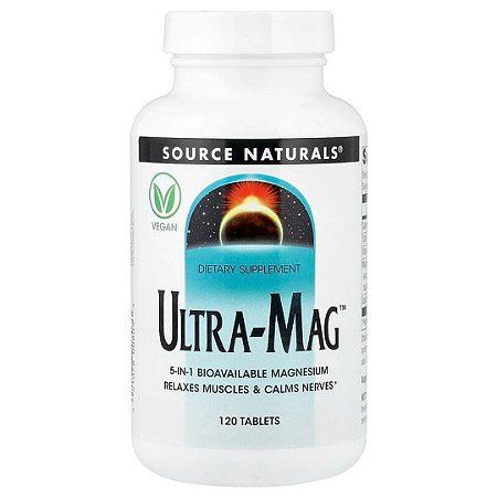 Ultra-Mag 120 Tabletes Source Naturals