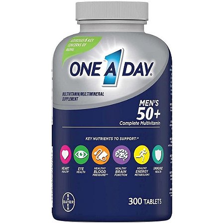 One-A-Day Multivitamínico 50+ 300 Tabletes