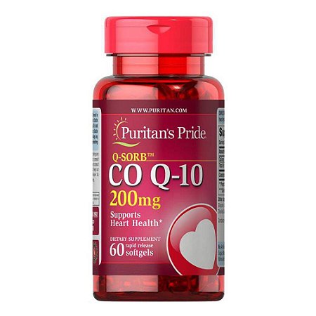 Coenzima Q10 (Coq 10) 200mg 60 Softgels Puritan's Pride