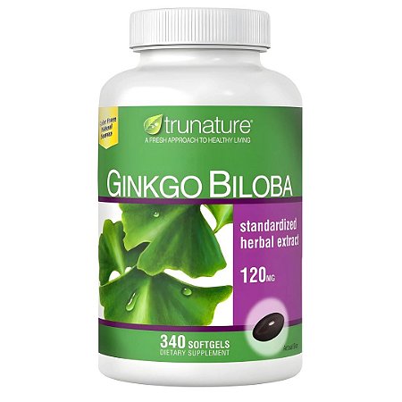 Ginkgo Biloba 120mg 340 Softgels TruNature