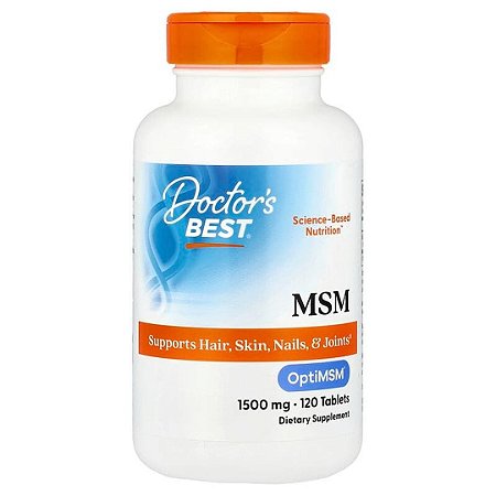 MSM 1500 miligramas 120 Tabletes Doctor Best