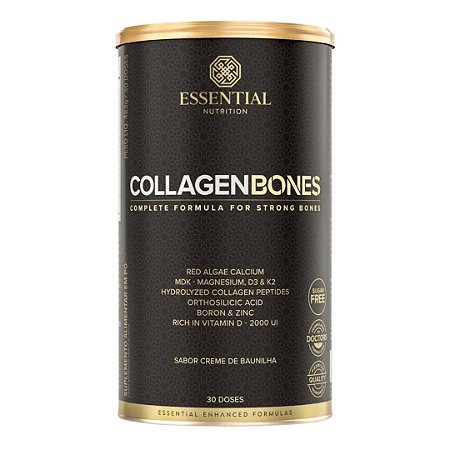 Collagen Bones Baunilha 483g Essential Nutrition