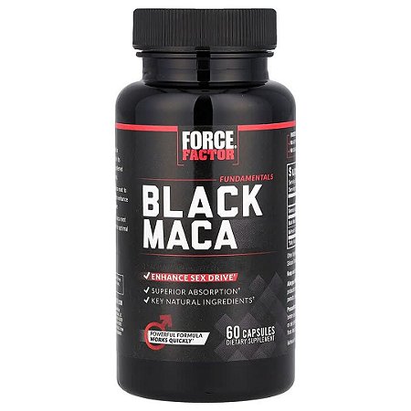 Black Maca 1000mg 60 Cápsulas Force Factor
