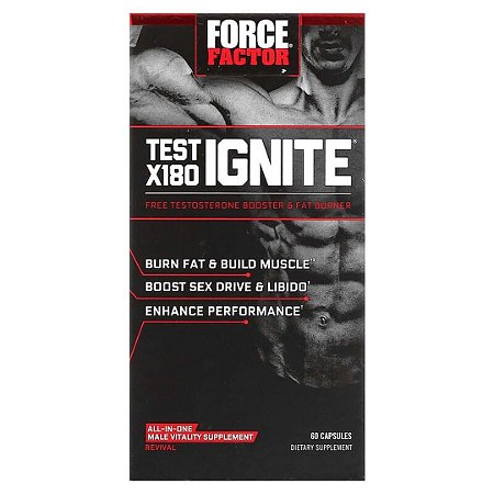 Test X180 Ignite 60 Cápsulas Force Factor