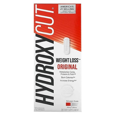 Hydroxycut Weight Loss Original 72 Cápsulas Liquidas
