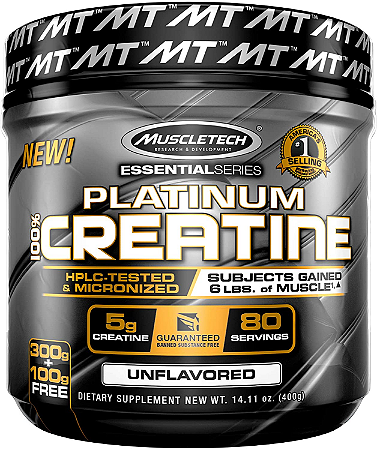 Platinum 100% Creatina 400g Muscletech