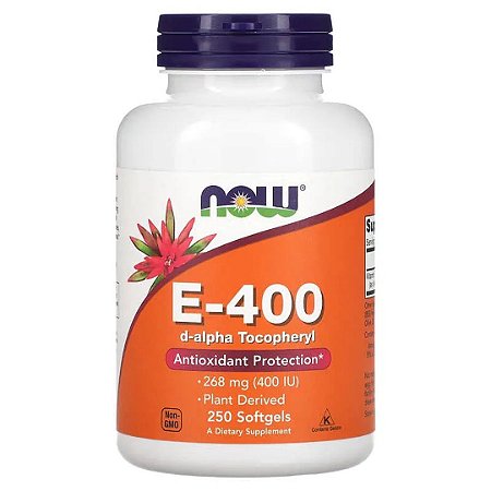 Vitamina E 400ui 250 Softgels Now Foods