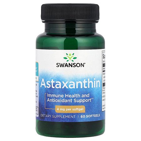 Astaxantina 4mg 60 Softgels Swanson